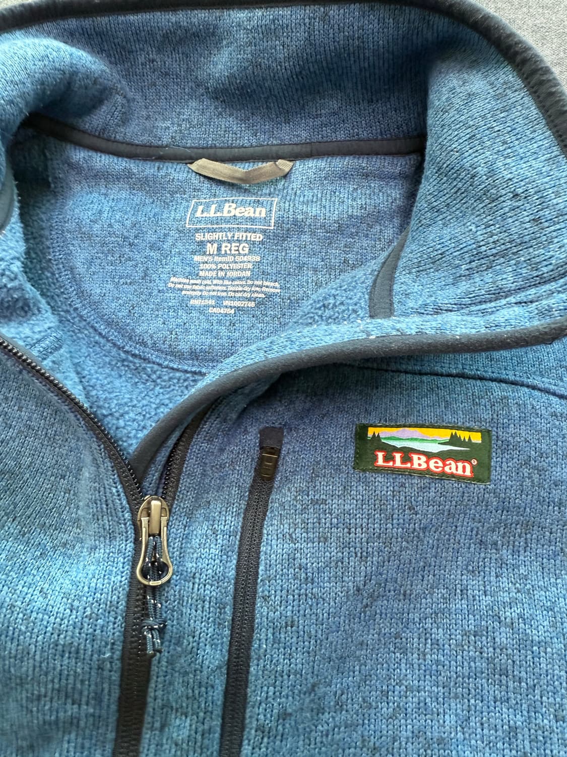 (M) 빈티지 엘엘빈 플리스 집업 자켓 상품이미지2