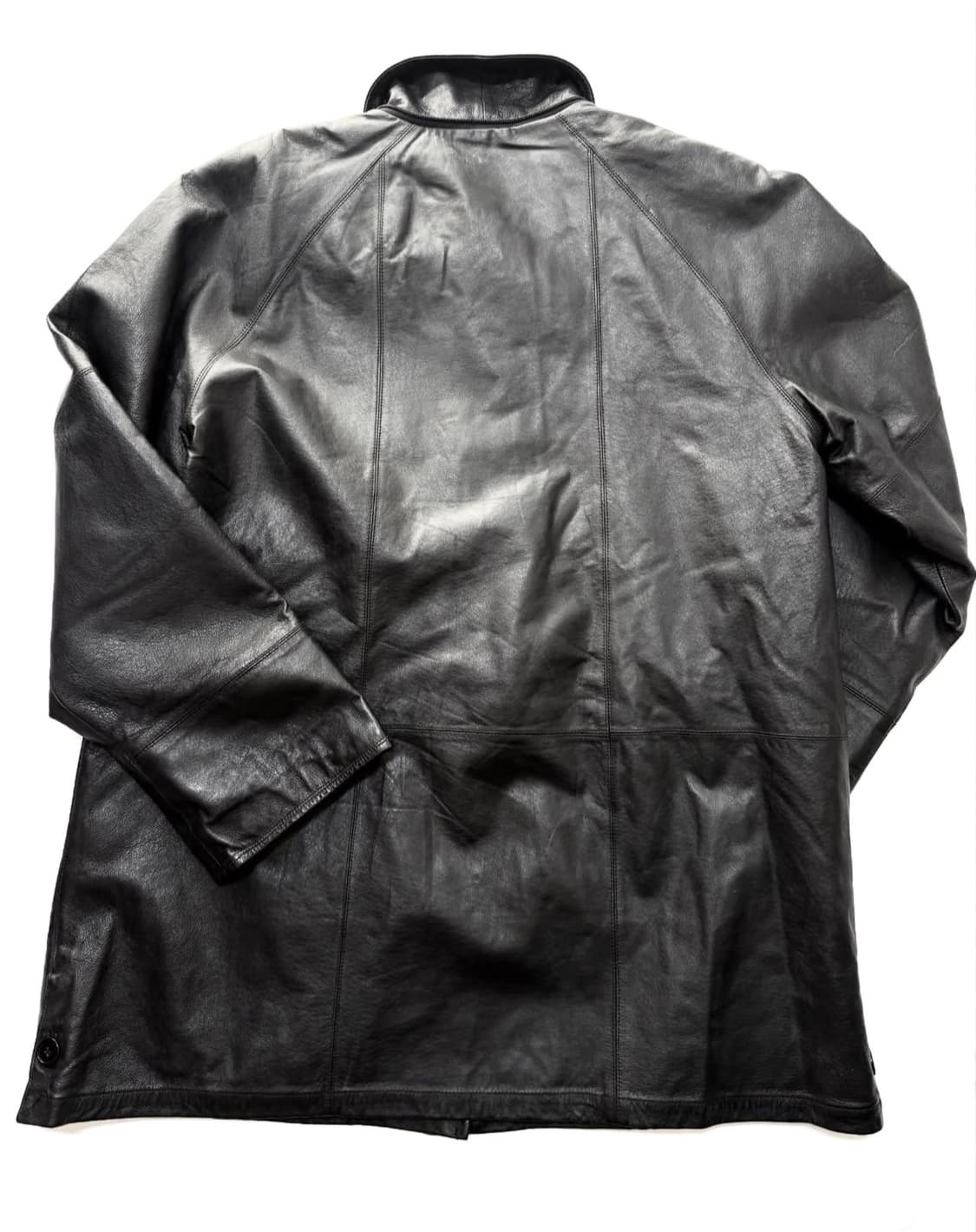 Lart Vivant - 후디드 퍼 레더 코트 상품이미지6