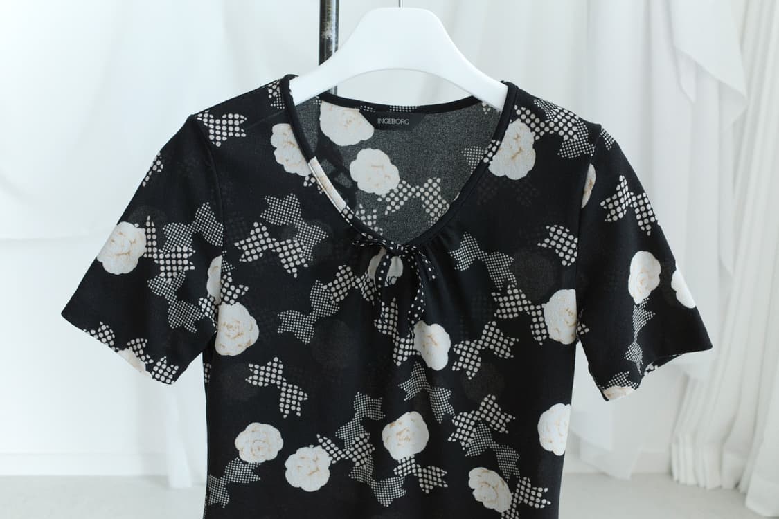 flower ribbon half T  상품이미지2