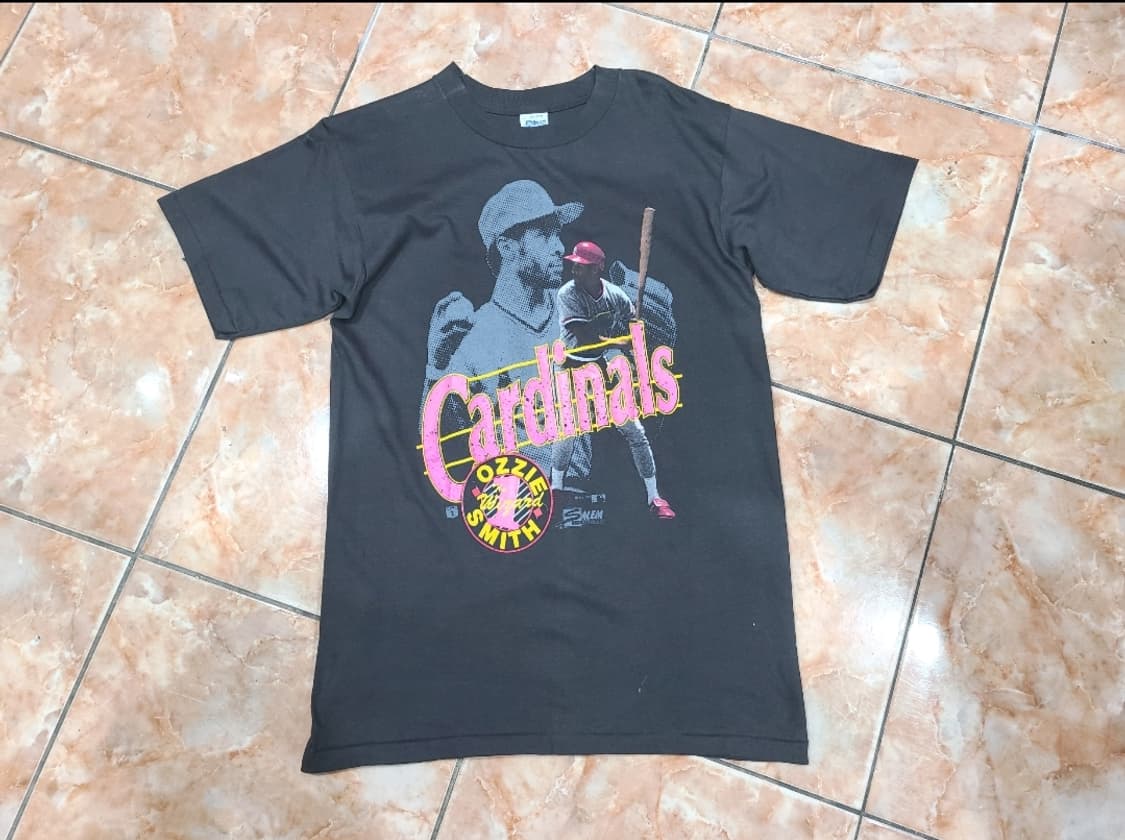 1989 세인트루이스 카디널스 오지 스미스 빈티지티셔츠 상품이미지1