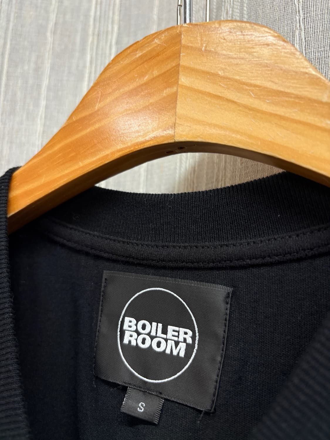 Boiler Room 보일러룸 코어 로고 블랙 반팔 티셔츠 상품이미지5