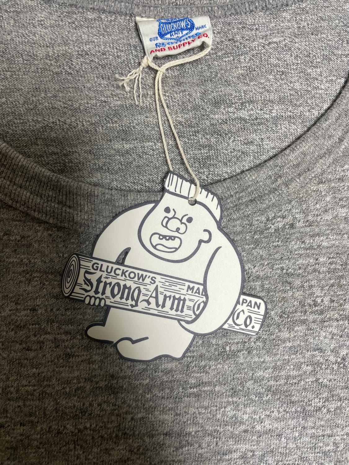 웨어하우스 존 글럭코 그레이 티셔츠 상품이미지4