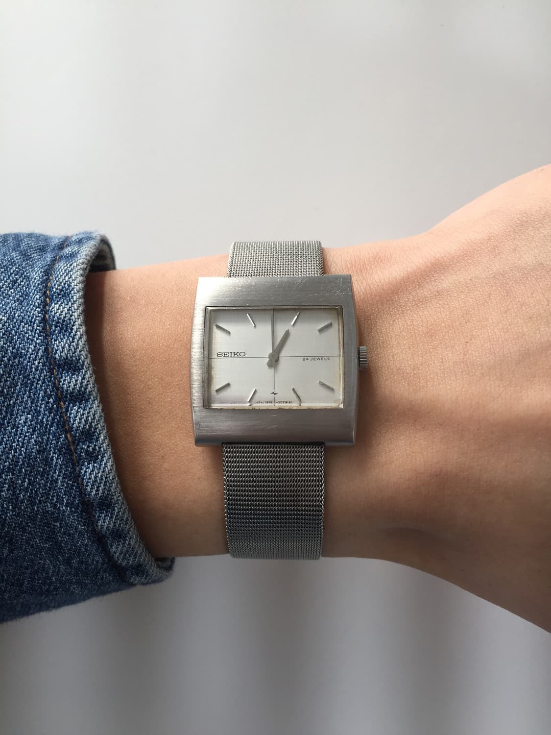 70s seiko chariot square manual wind 상품이미지4