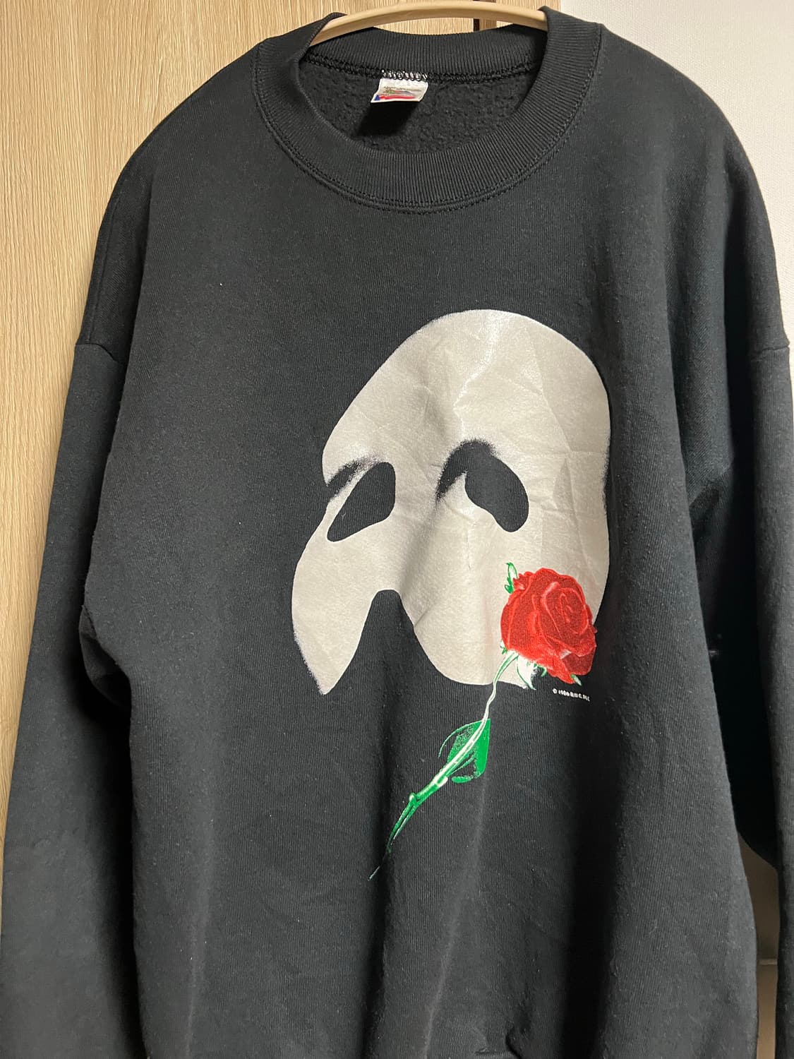 80s Fruit of the Loom 오페라 유령 스웻 판매합니다. 상품이미지1