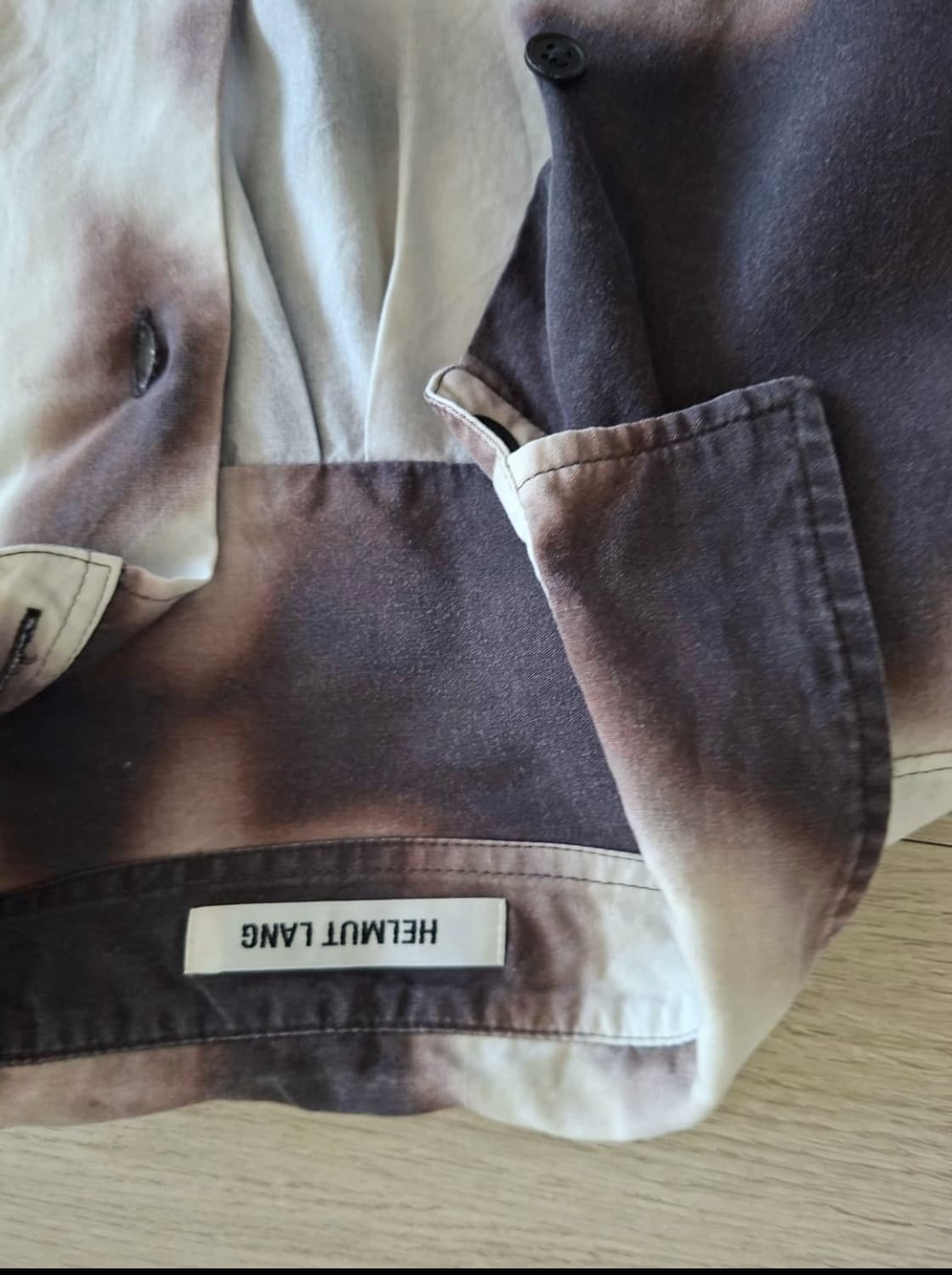 Helmut lang archive shirts brown tied 상품이미지3