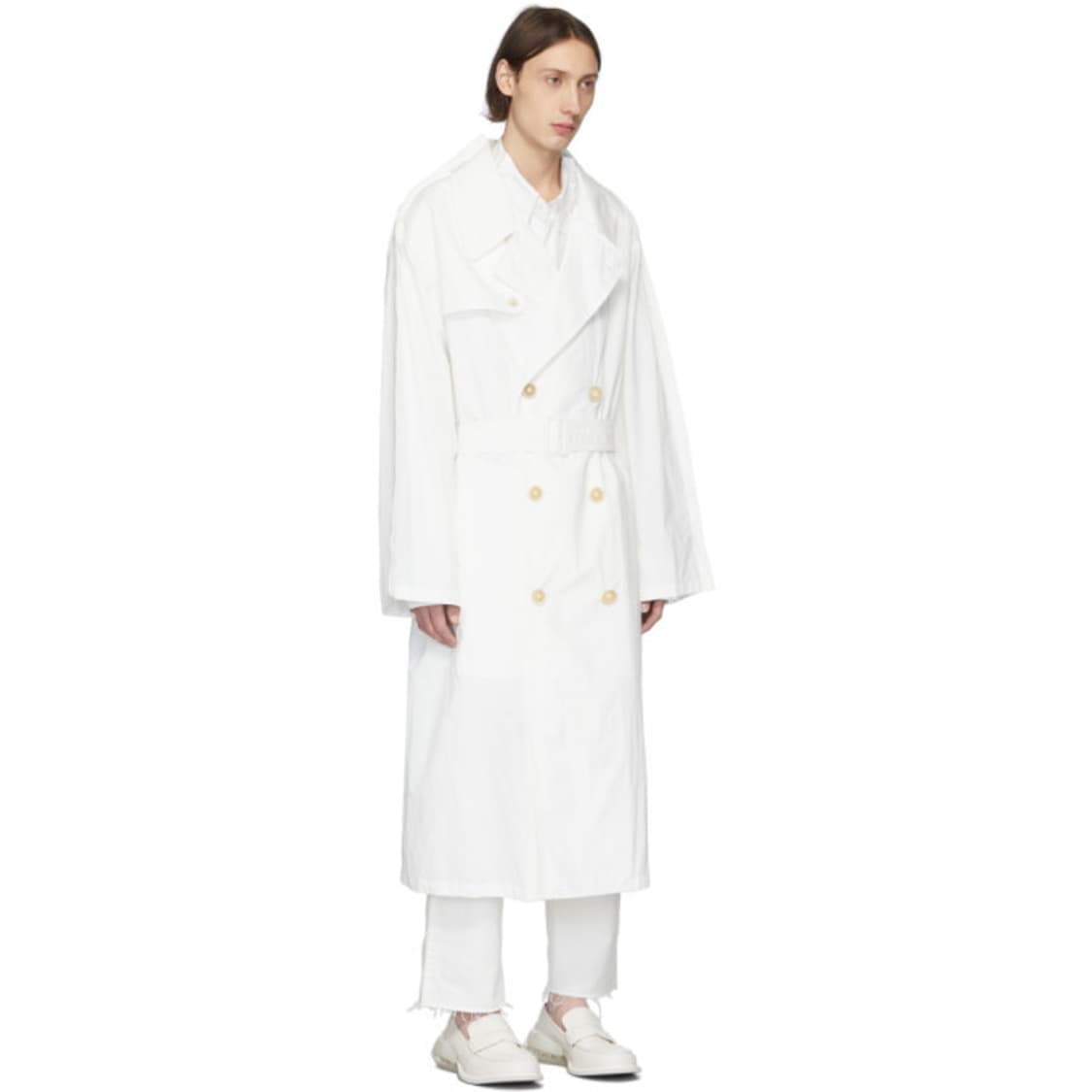 [새제품]마르지엘라 코트 오버사이즈 트렌치코트 더블코트 나일론 스티치 상품이미지1