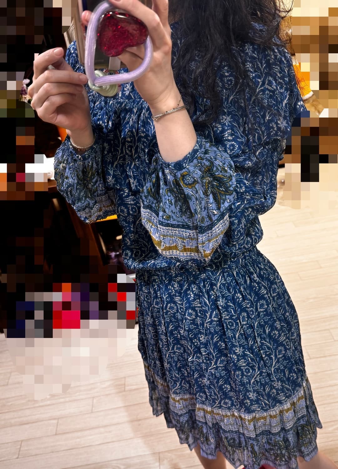 44 마른55 텍달린 새상품 바네사부르노 정가90만 에스닉 원피스 마쥬 상품이미지4