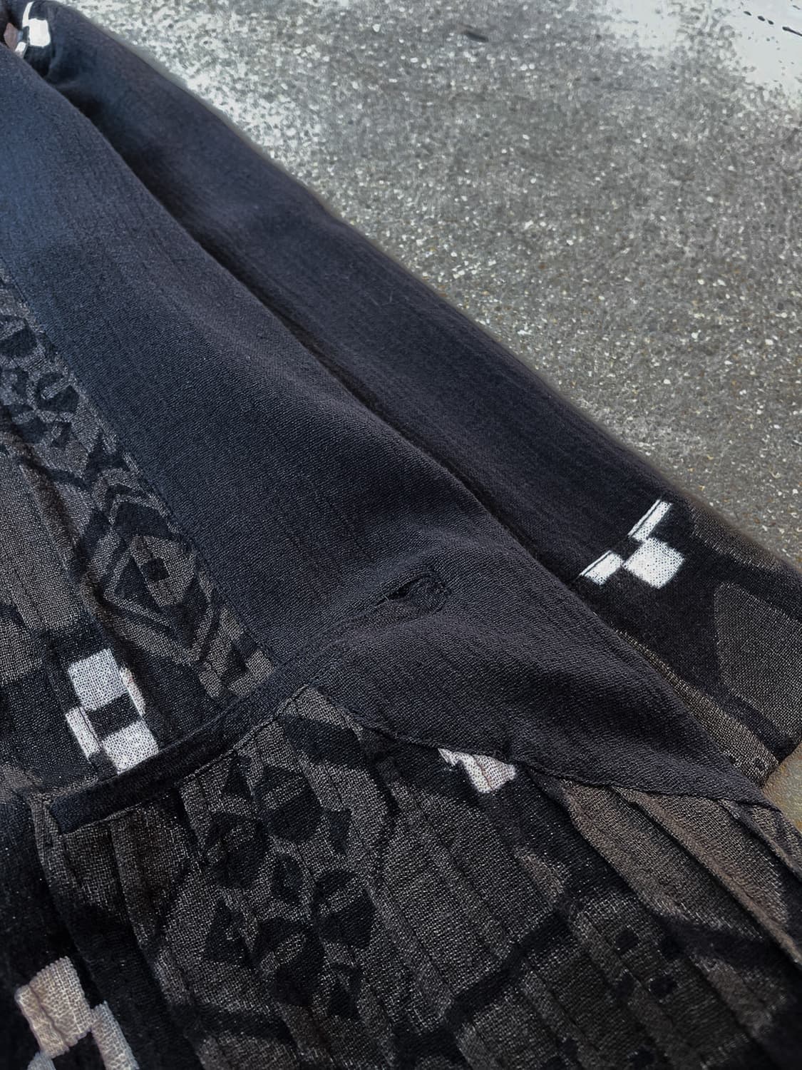 Linen Ethnic Wood Button Shirt 0278 상품이미지5