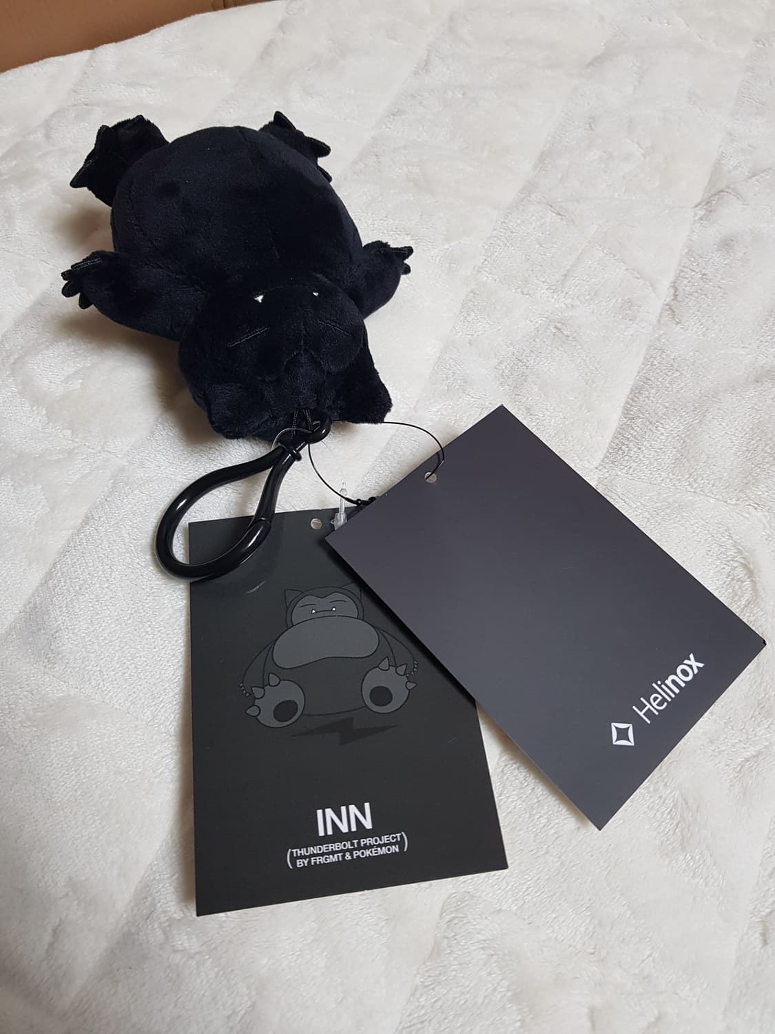 프라그먼트 포켓몬 잠만보 인형 키링 블랙 상품이미지3
