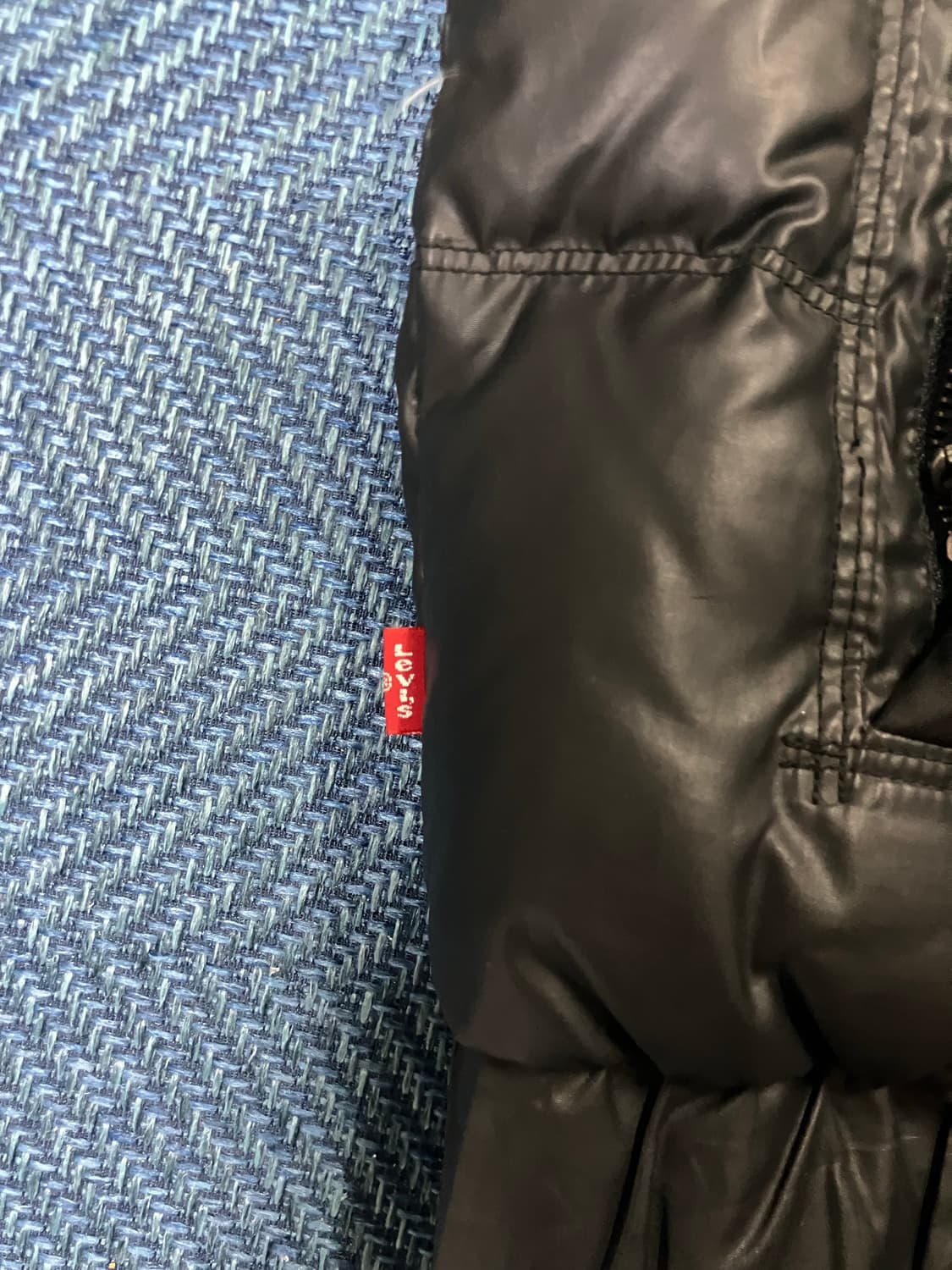 리바이스 엔지니어드 블랙 패딩 L 상품이미지4