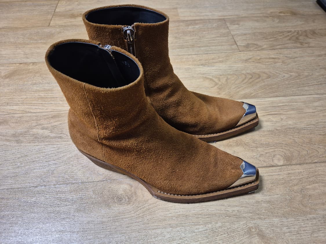 캘빈클라인 205w39nyc 스틸토 스웨이드 앵클 부츠 43.5 상품이미지1