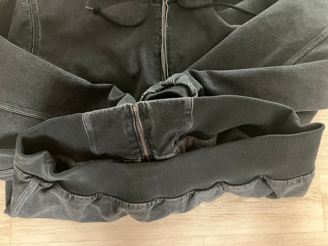 칼하트 WIP 메이틀랜드 데님 OG 액티브 자켓 블랙 스톤 워시드 상품이미지5