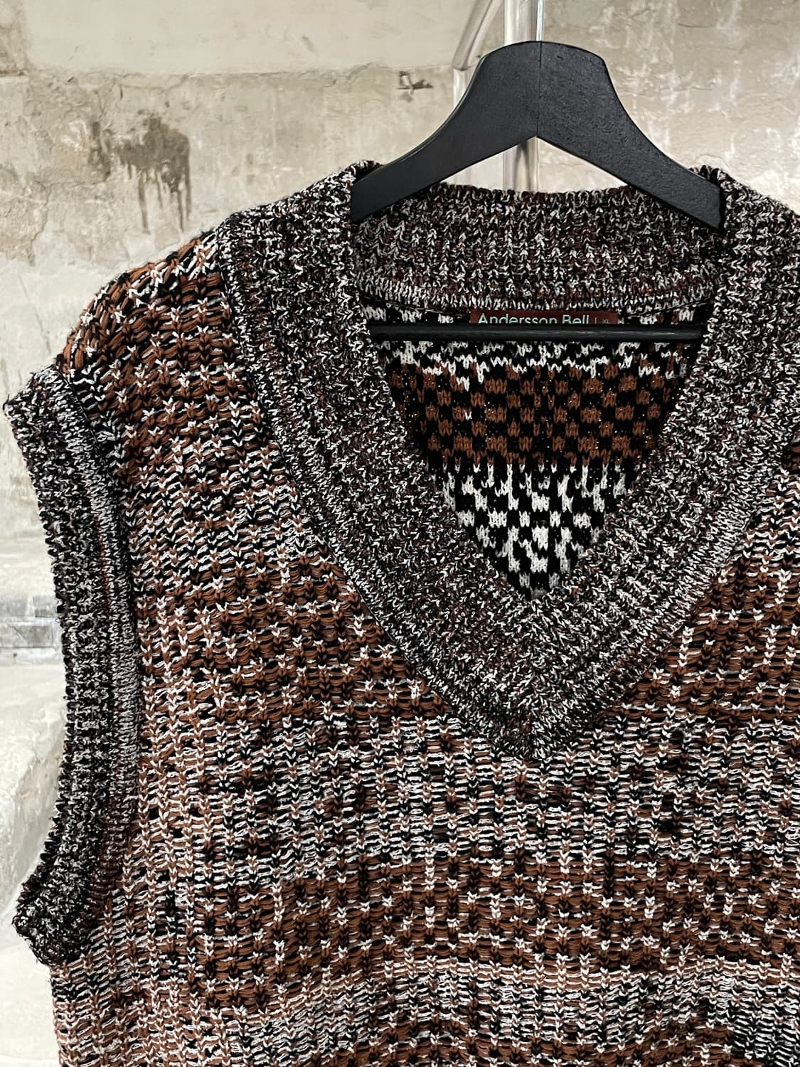 앤더슨벨 마레 모헤어 니트 베스트 상품이미지2