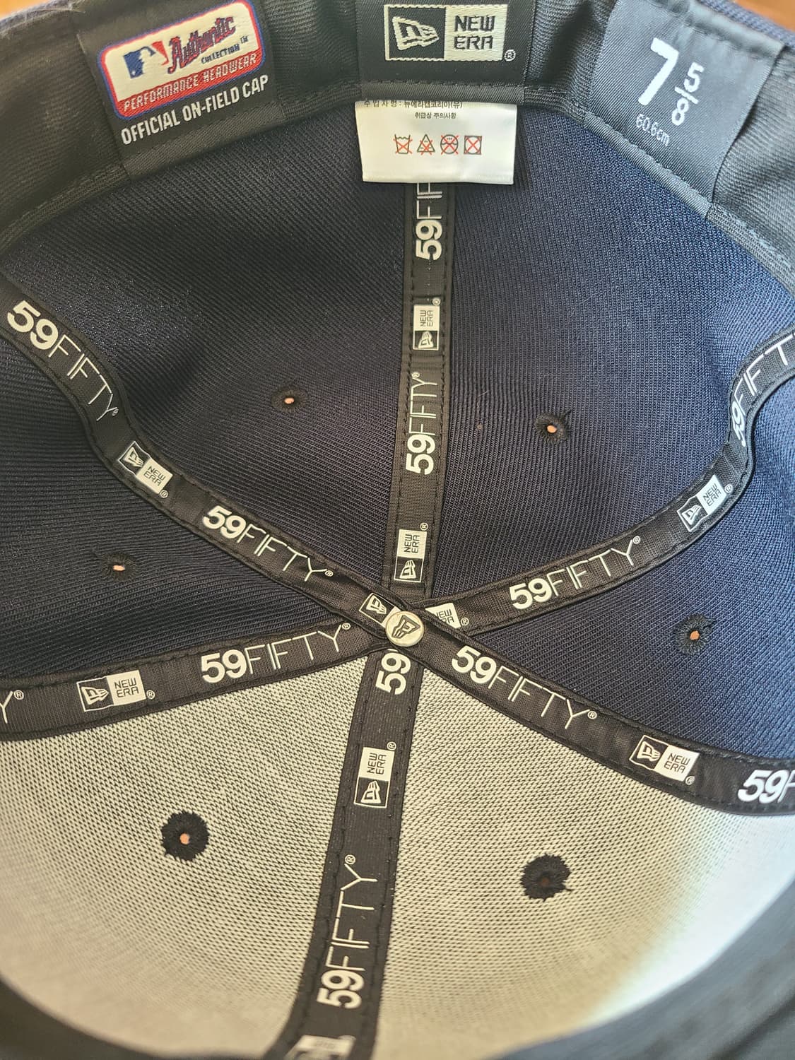 뉴에라 뉴욕 양키스 59fifty 네이비 상품이미지2