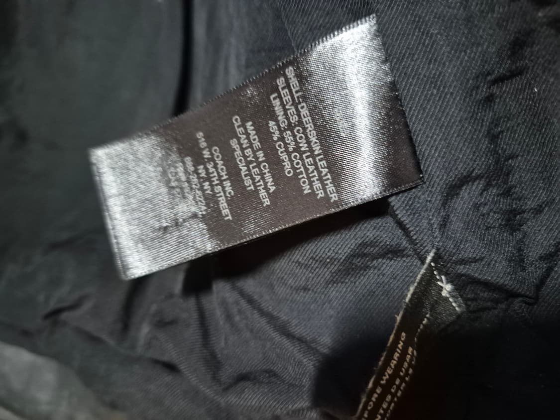 COACH 코치 가죽자켓 (M) 상품이미지10