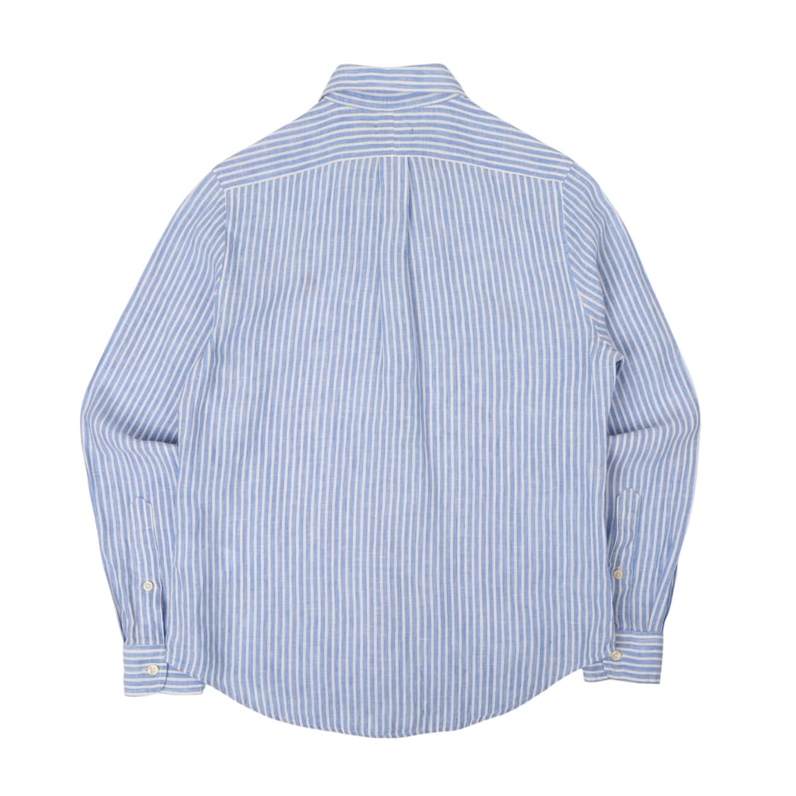 폴로 랄프로렌 qr 린넨 라이트 블루 스트라이프 셔츠 상품이미지5
