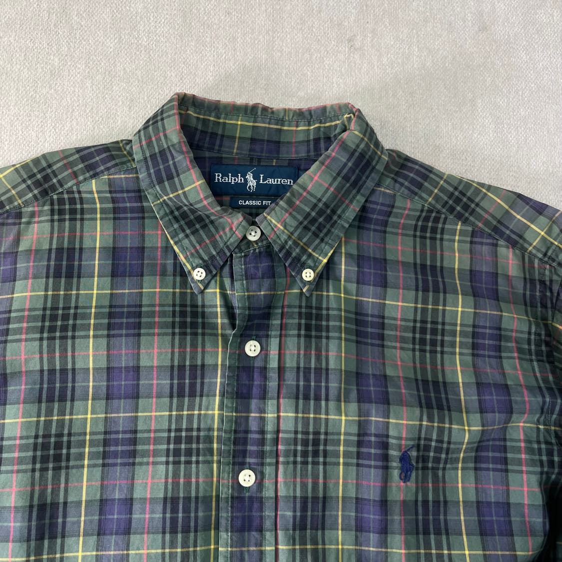 105 폴로랄프로렌 빈티지 체크 코튼 셔츠 상품이미지2