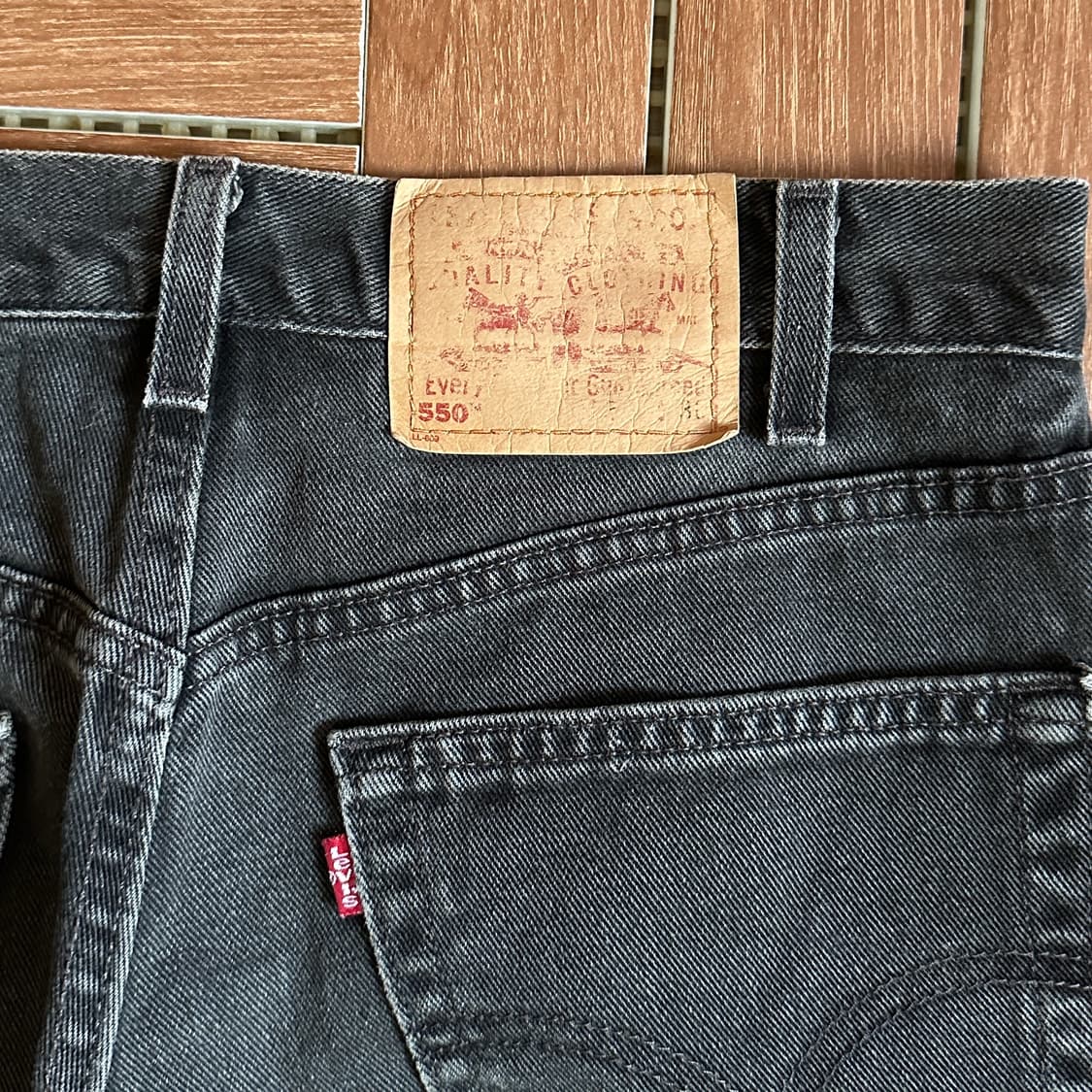 00‘s Levi’s 550 made in usa denim 상품이미지4