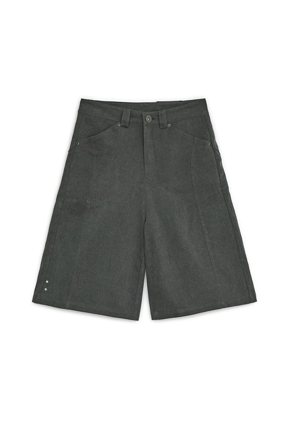 Angel wing bermuda pants (Charcoal) 상품이미지1