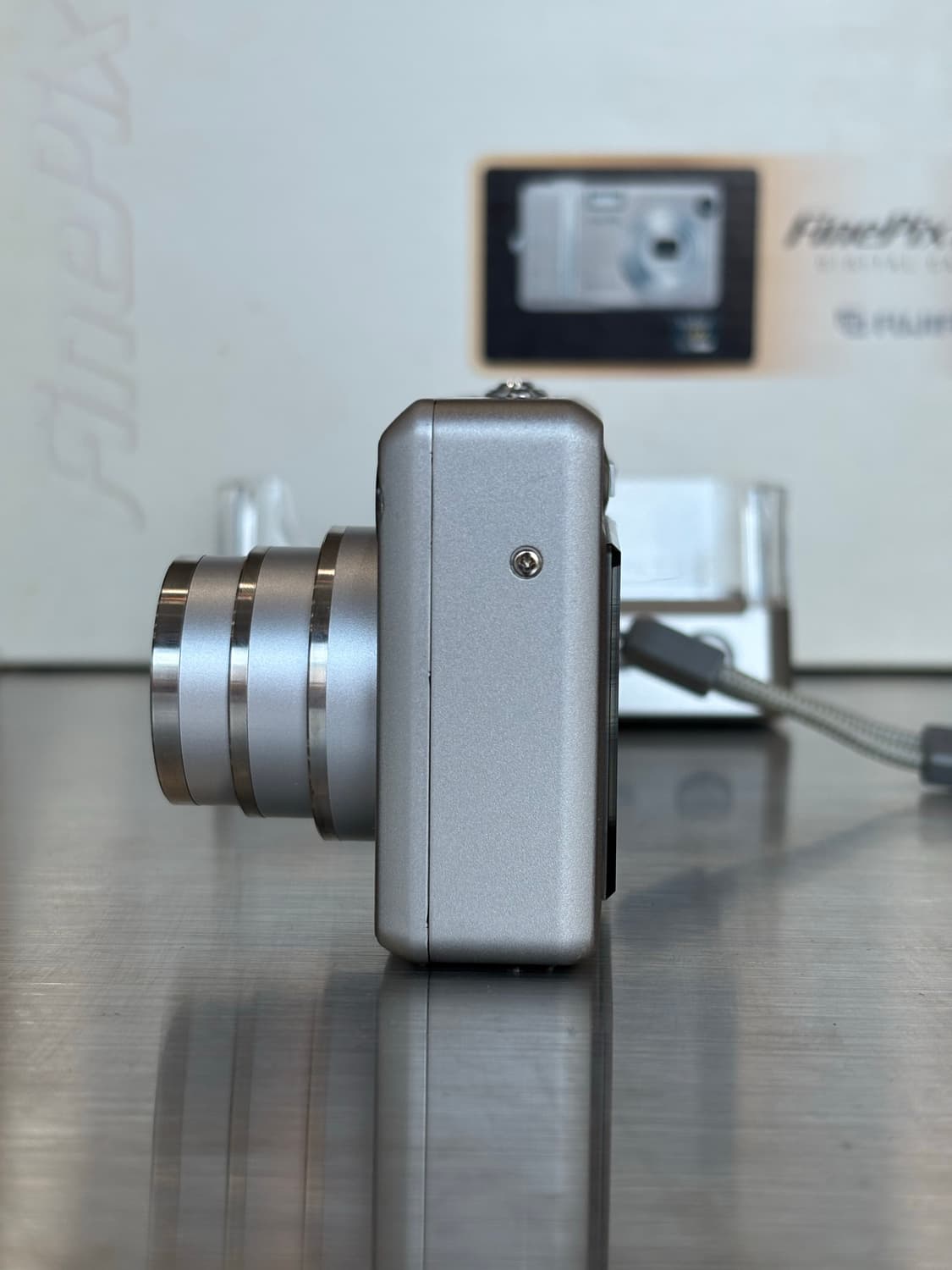 풀박/크래들/xd카드1GB)후지필름 파인픽스 F455 실버 빈티지디카 상품이미지5