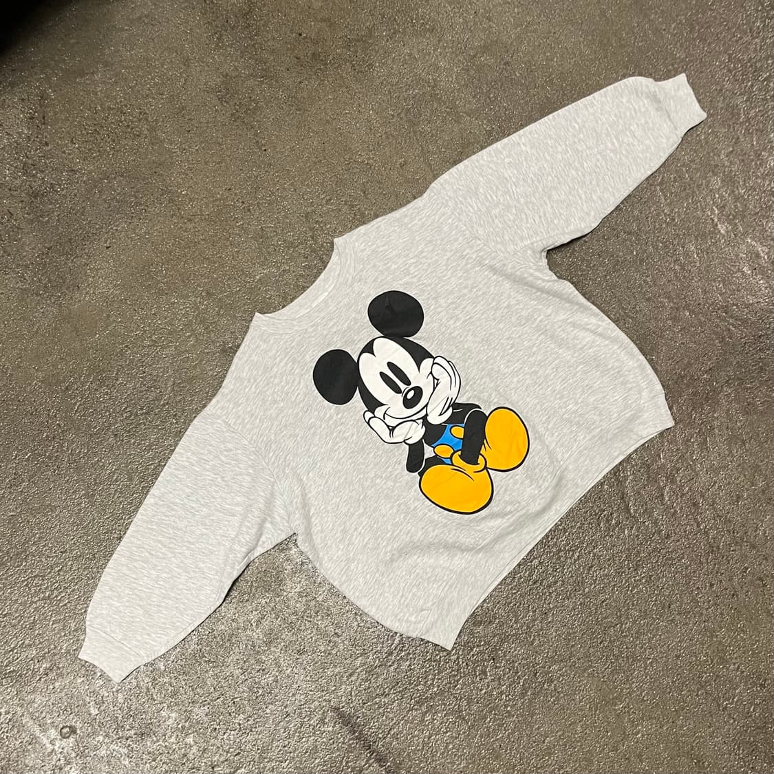 90s USA 미키마우스 스웻셔츠 (100) 상품이미지1