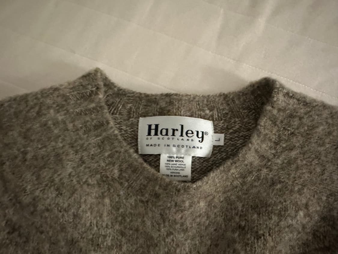 할리오브스코틀랜드 쉐기독 니트 L (머쉬룸) 상품이미지2