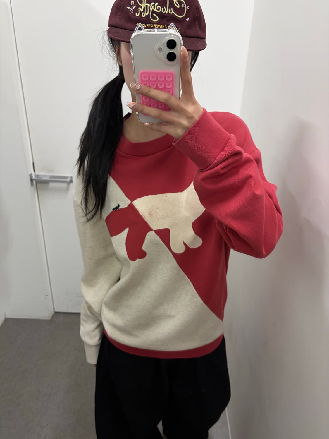 메종키츠네 폭스 맨투맨 상품이미지4