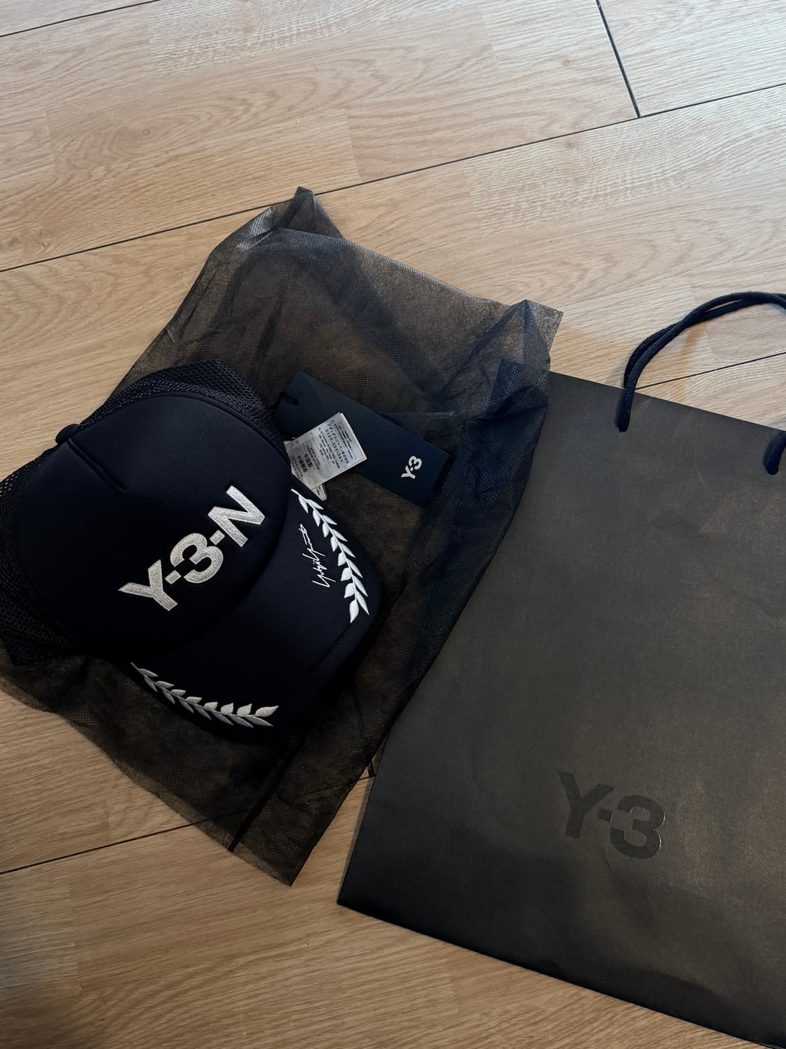 Y3 네이버후드 자수 볼캡 상품이미지1