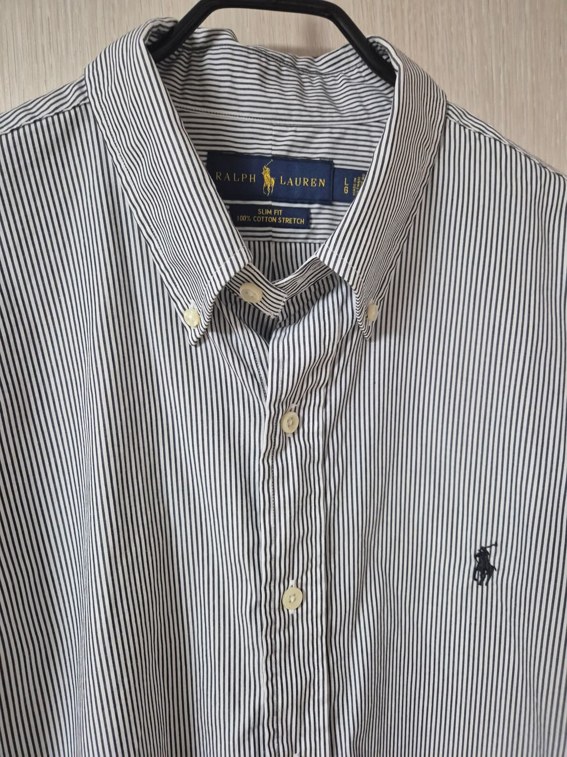(정품) 폴로 랄프로렌 스프라이트 셔츠 남방 슬림핏 라지 상품이미지4