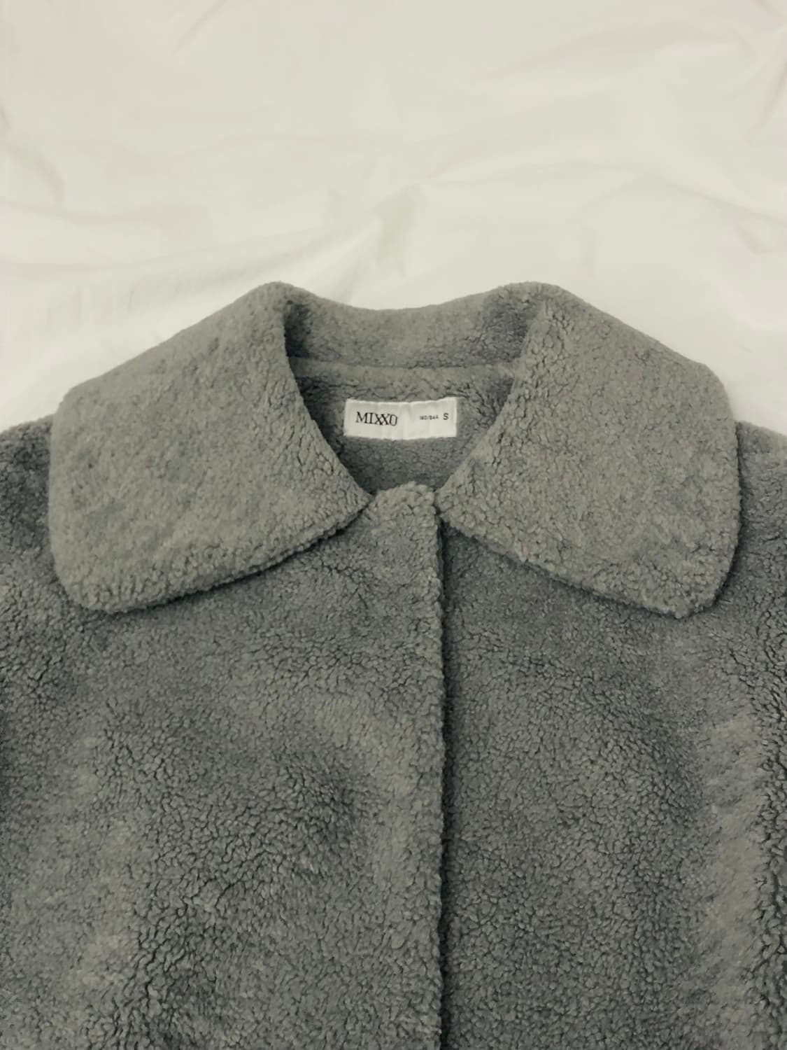 미쏘 카라 양털자켓 (mint,s size) 상품이미지2