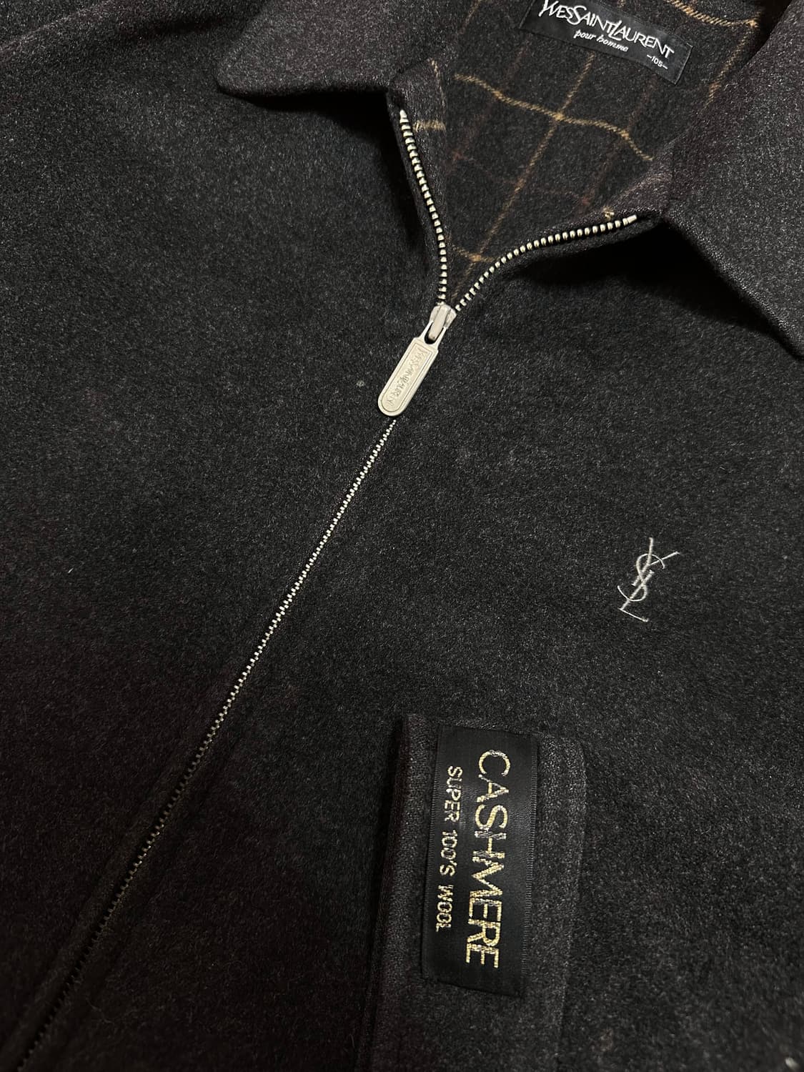 YSL 입생로랑 캐시미어 블루종 자켓 상품이미지4