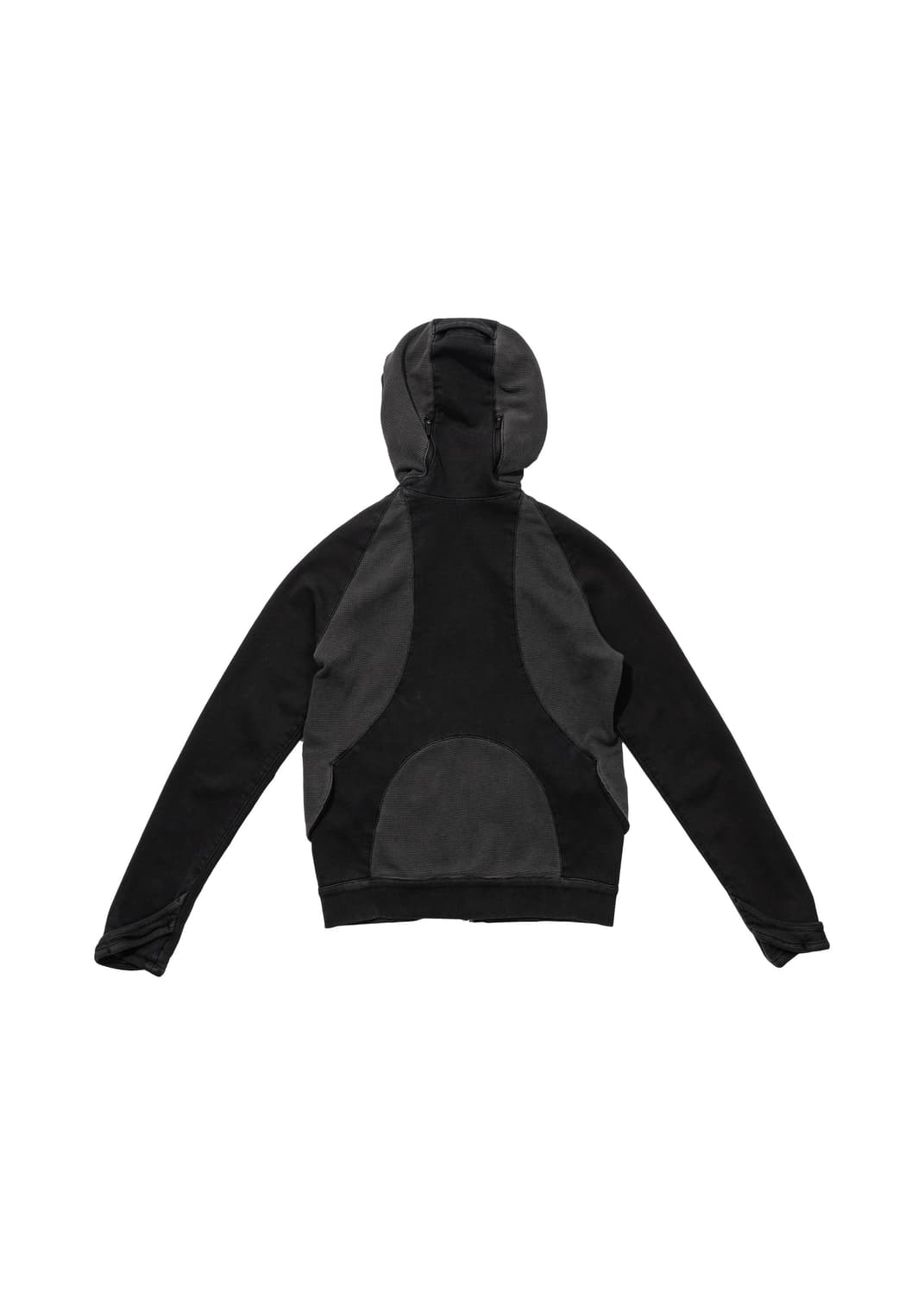 혜인서 25fw Slashed Zip Hoodie 4사이즈 챠콜 상품이미지2