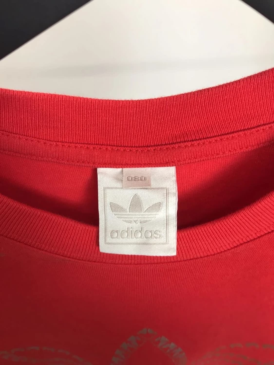 Adidas Red Big Logo T-Shirt 상품이미지6