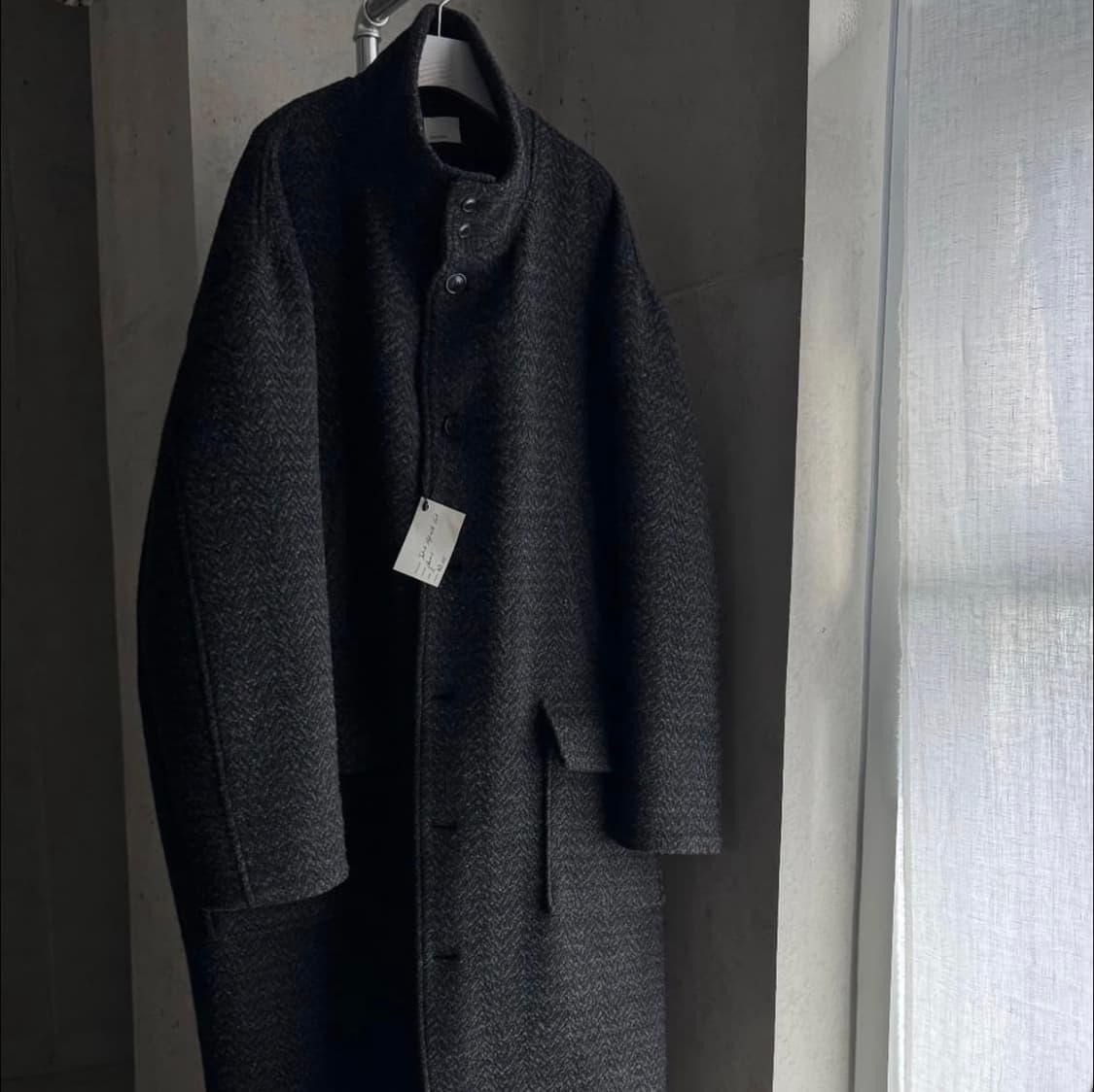 (구매) 구해요 모노프리베 하이넥 코트 2사이즈 textuerd high 상품이미지1