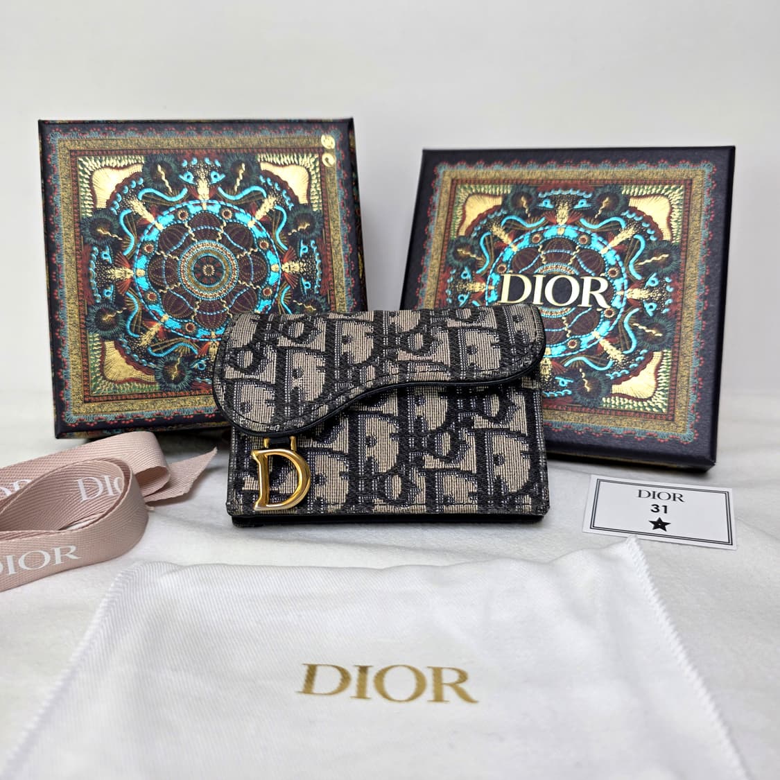 [S급/정품] 디올 오블리크 새들 카드지갑 상품이미지3