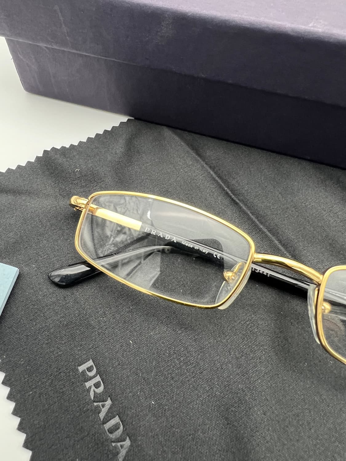 프라다 PRADA 직사각 풀테 안경 VPR52G 5AK-101 상품이미지3