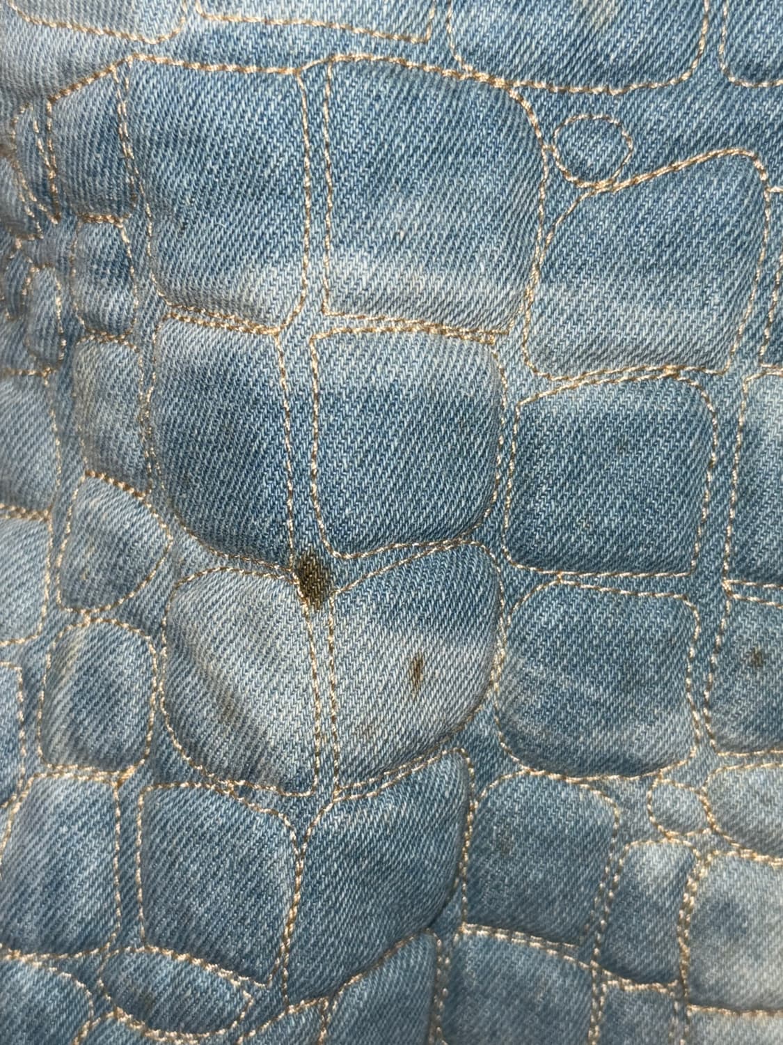 Grunge denim python laceup big 쇼퍼백 상품이미지3