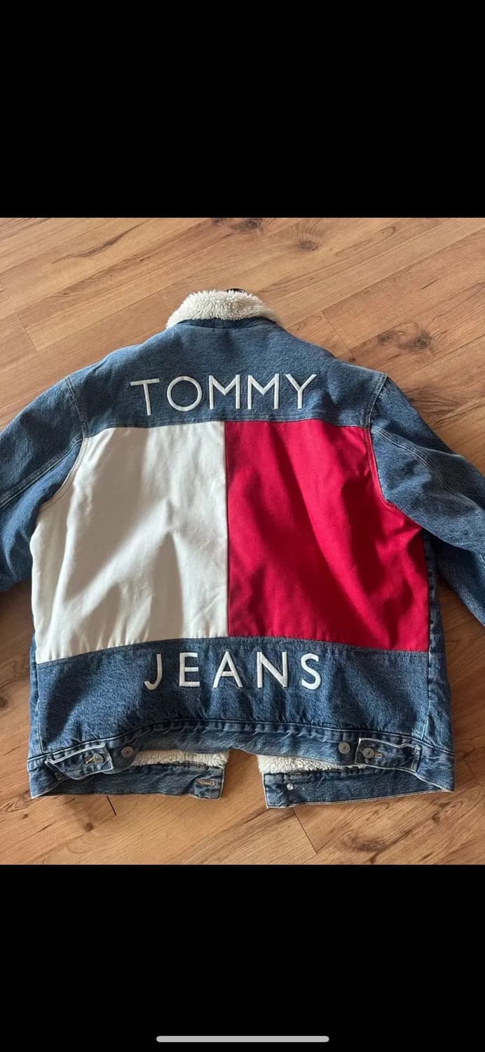 타미 빅로고 쉐르파 데님 자켓 상품이미지1