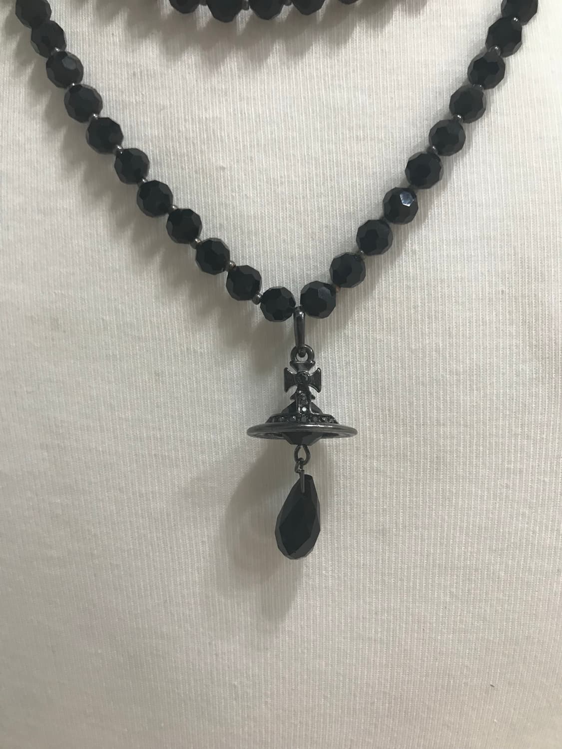 Vivienne Westwood three row orb necklace 상품이미지4