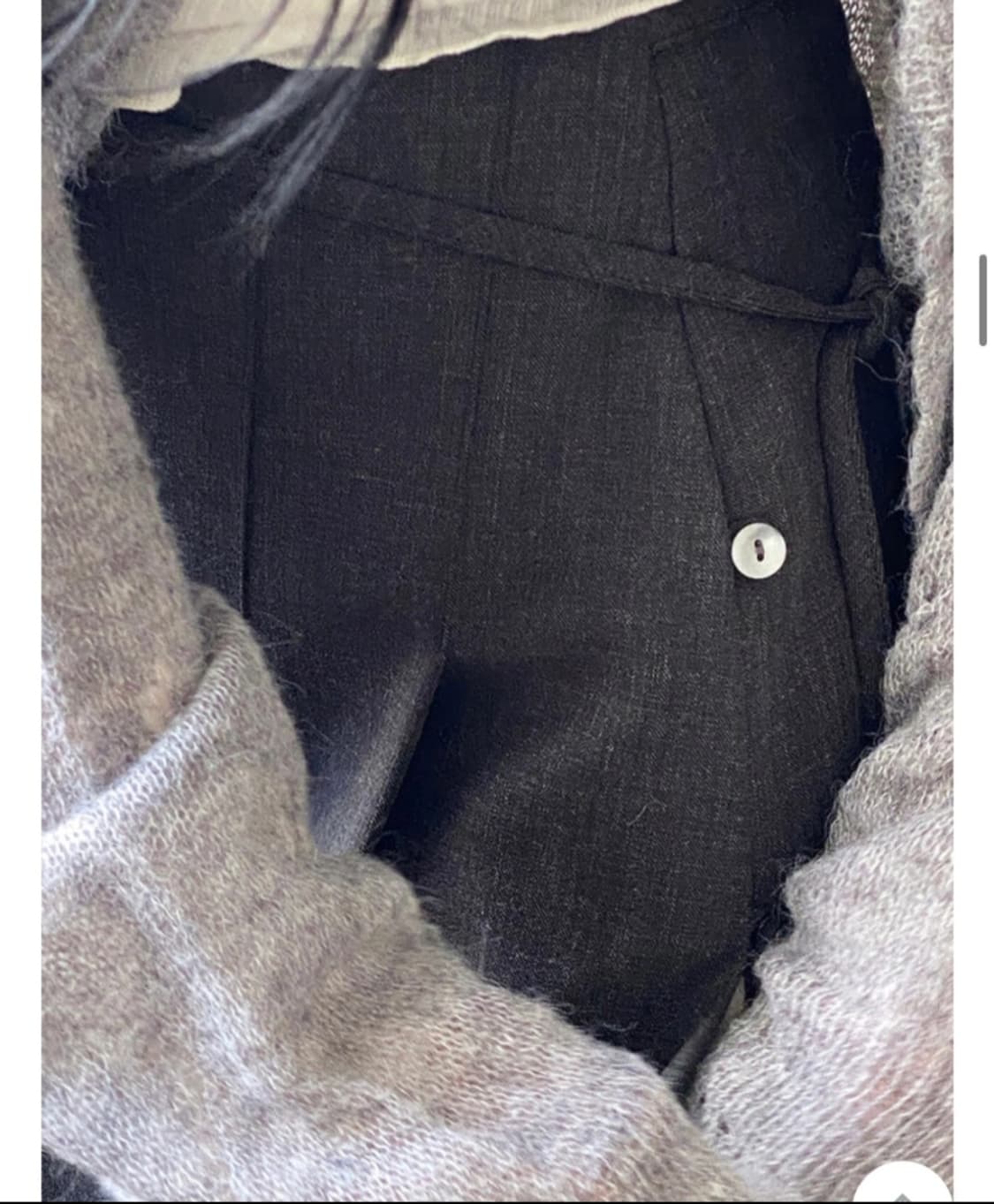 레이크사이드 미이우 레이어드 플리츠 스커트 차콜 S 상품이미지4