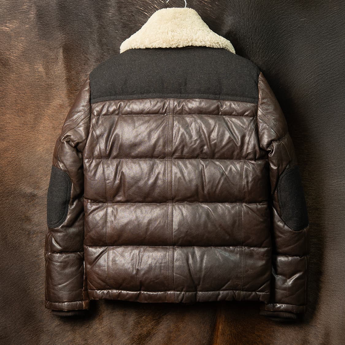 [97] 시리즈 램스킨 레더 다운 자켓  상품이미지6