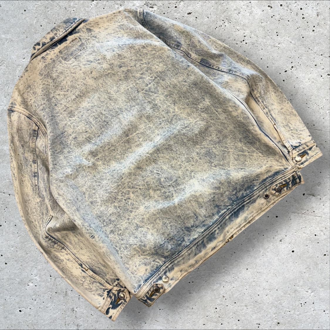 [L] 데우스 데님 워크 자켓 아이스 스톤워싱 D495 상품이미지2