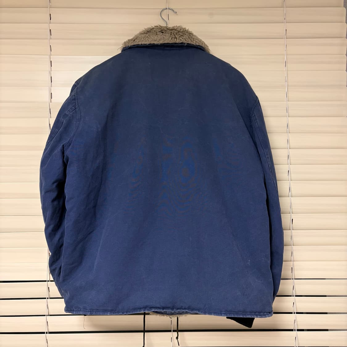 80s 빈티지 스피왁 골든 플리스 N-1 덱 자켓 굿페이드 USA L  상품이미지3