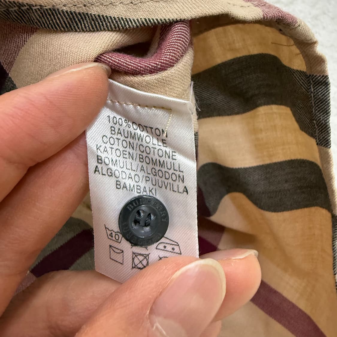 M 명품 체크패턴 셔츠 0403T 상품이미지4