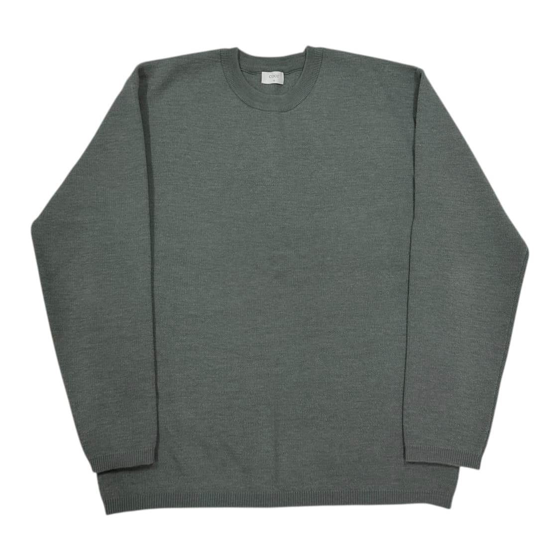 COOR 쿠어 니트 카키 그린 M 상품이미지1