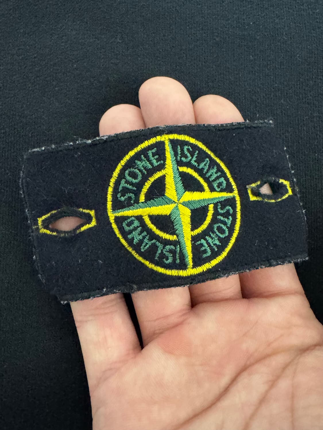 [L]21FW 스톤아일랜드 크루넥 블랙 맨투맨 상품이미지3