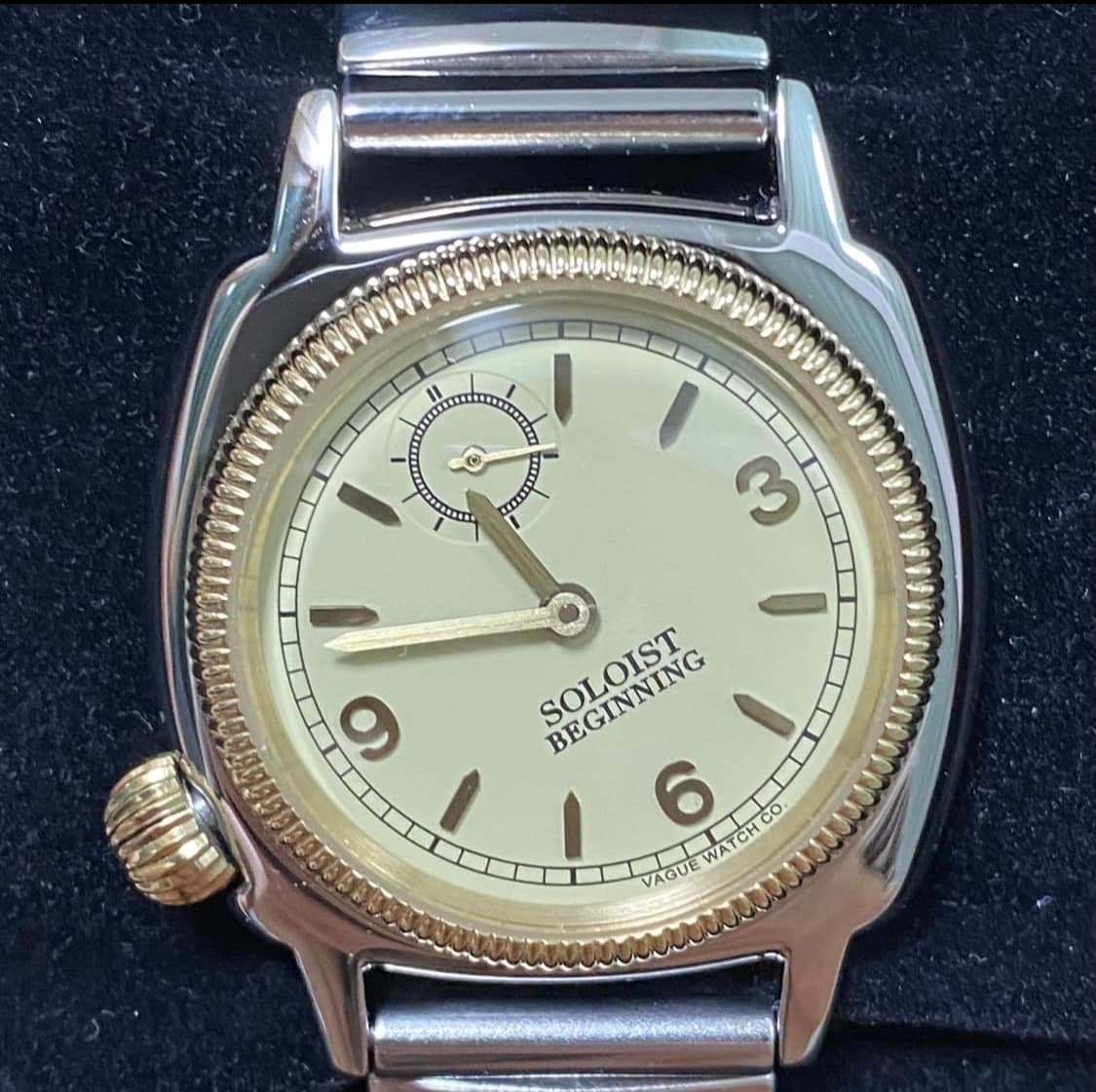 [L,32mm] 솔로이스트 vague watch 베이지 상품이미지4
