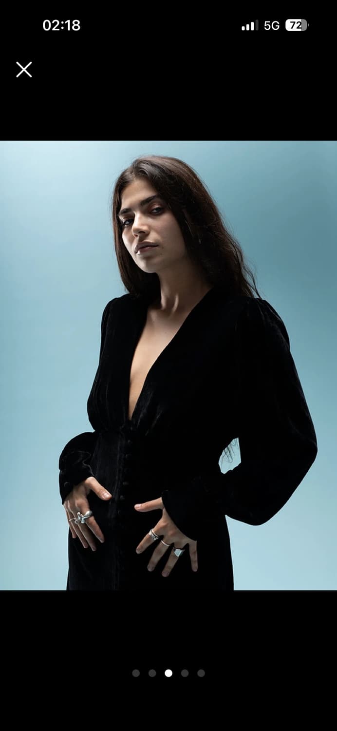 새상품) 리얼리제이션 블랙 미니 원피스 XS 상품이미지3