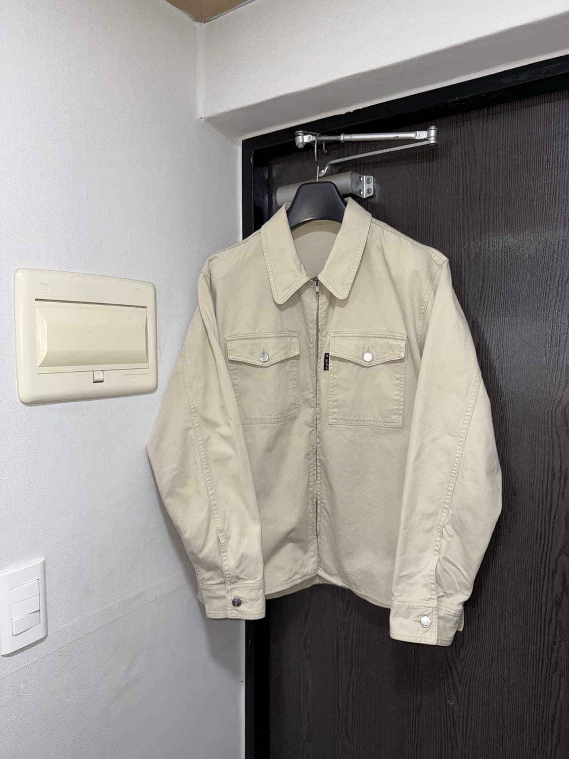 agnes b 코튼 트러커 자켓 made in france 상품이미지1