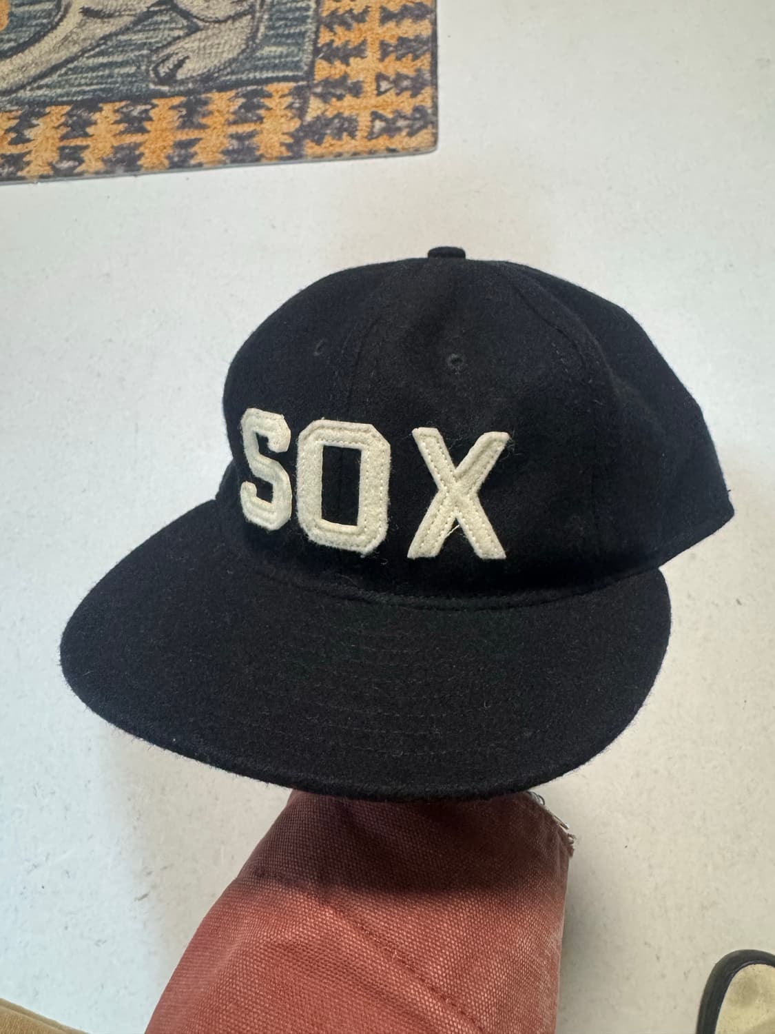 90s 이벳필드 빈티지 스냅백 볼캡 블랙 made in usa 상품이미지1